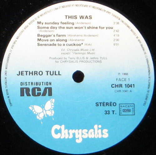 Jethro Tull ~ This Was (Vinyl) - Djungel & Jazz