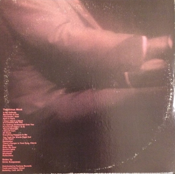 Thelonious Monk ~ Pure Monk (Vinyl) - Djungel & Jazz