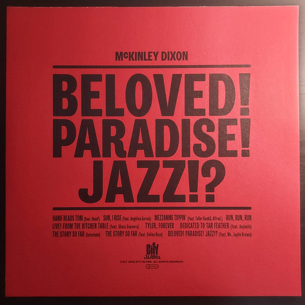 McKinley Dixon ~ Beloved! Paradise! Jazz!? (Vinyl) - Djungel & Jazz