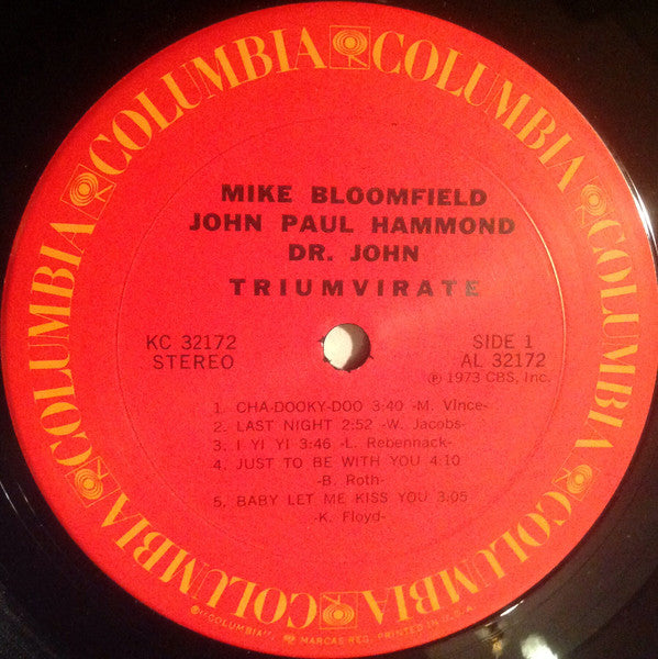 Bloomfield / Hammond / Dr. John ~ Triumvirate (Vinyl) - Djungel & Jazz