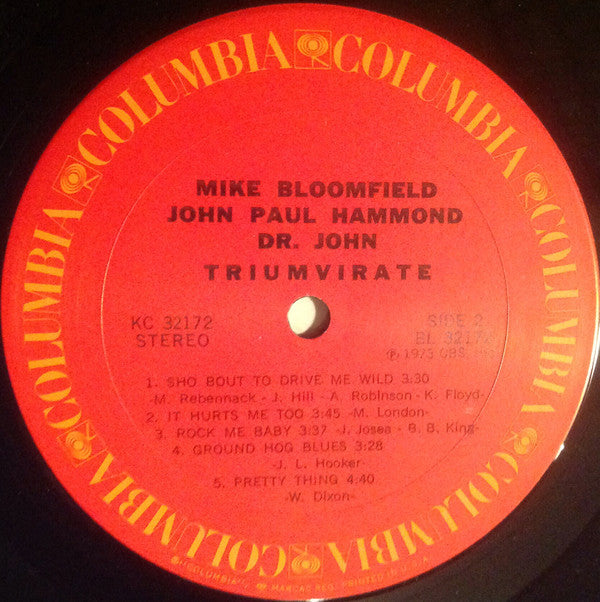 Bloomfield / Hammond / Dr. John ~ Triumvirate (Vinyl) - Djungel & Jazz