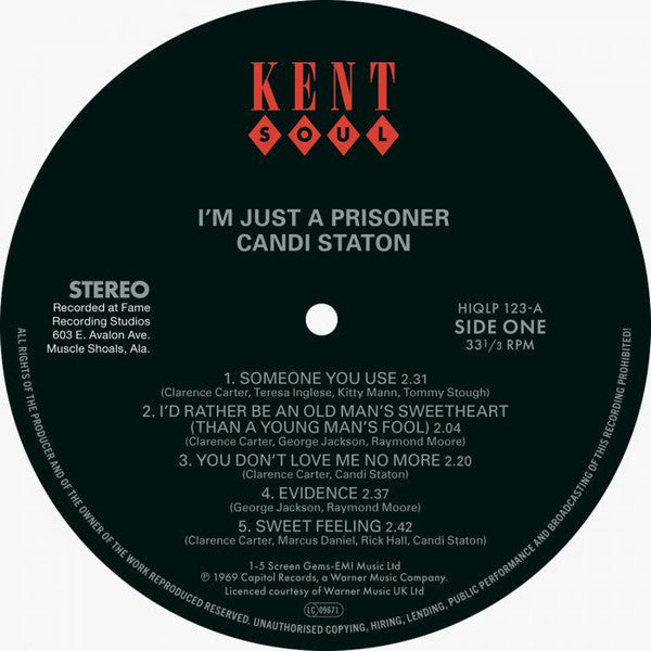 Candi Staton ~ I'm Just A Prisoner (Vinyl) - Djungel & Jazz