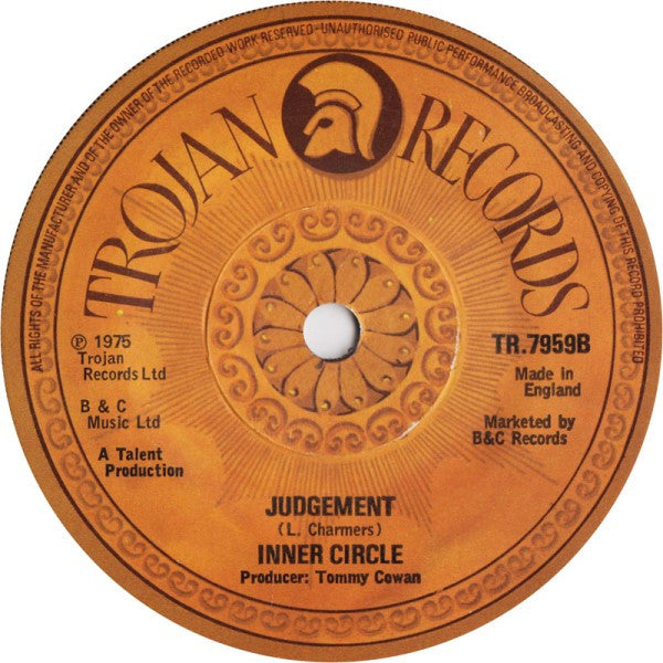 Inner Circle : Your Kiss Is Sweet / Judgement (7")