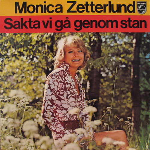 Monica Zetterlund : Sakta Vi Gå Genom Stan (LP, Album, RE)