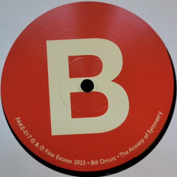 Bill Orcutt ~ The Anxiety Of Symmetry (Vinyl) - Djungel & Jazz