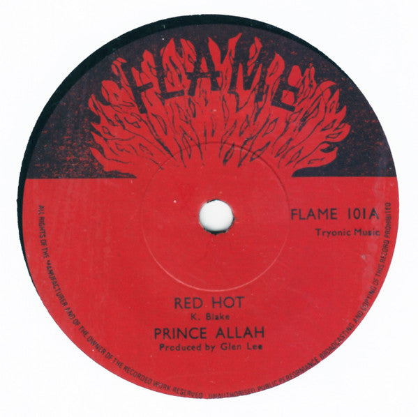Prince Alla : Red Hot (7")