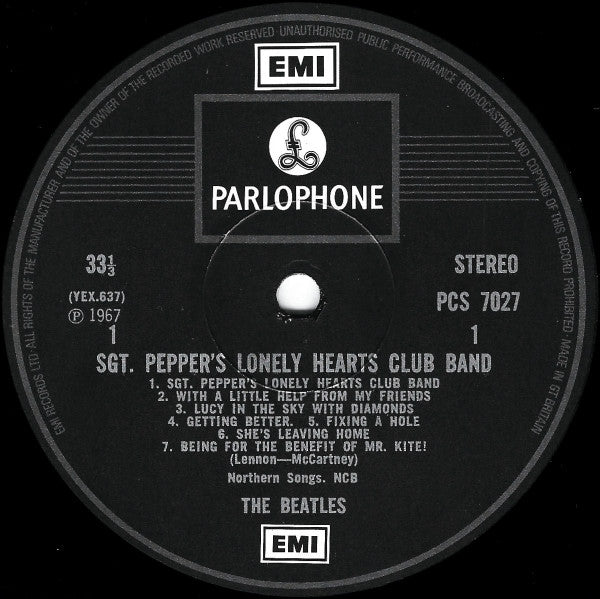 The Beatles ~ Sgt. Pepper's Lonely Hearts Club Band (Vinyl) - Djungel & Jazz
