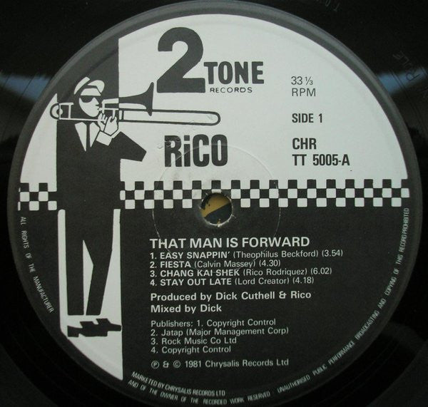 Rico Rodriguez : That Man Is Forward (LP, Album)