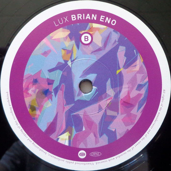 Brian Eno ~ Lux (Vinyl) - Djungel & Jazz