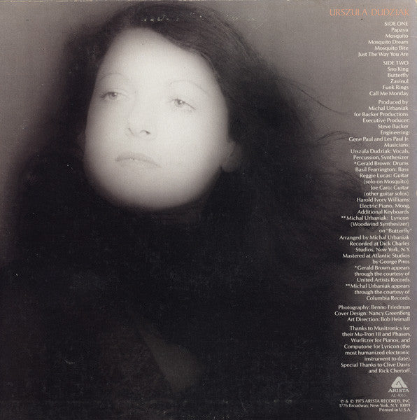 Urszula Dudziak : Urszula (LP, Album)