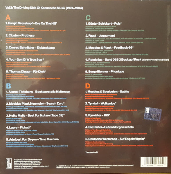 Various : Silberland Vol 2: The Driving Side Of Kosmische Musik (1974-1984) (2xLP, Comp)