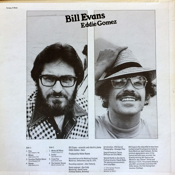 Bill Evans, Eddie Gomez ~ Montreux III (Vinyl) - Djungel & Jazz
