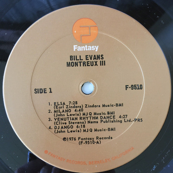 Bill Evans, Eddie Gomez ~ Montreux III (Vinyl) - Djungel & Jazz