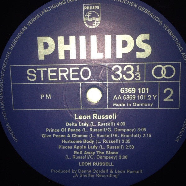 Leon Russell : Leon Russell (LP, Album)