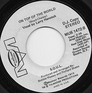 S.O.U.L. ~ This Time Around / On Top Of The World (Vinyl) - Djungel & Jazz