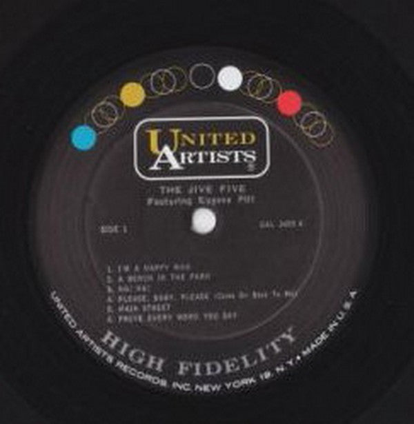The Jive Five Featuring Eugene Pitt ~ I'm A Happy Man (Vinyl) - Djungel & Jazz