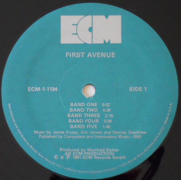 First Avenue ~ First Avenue (Vinyl) - Djungel & Jazz