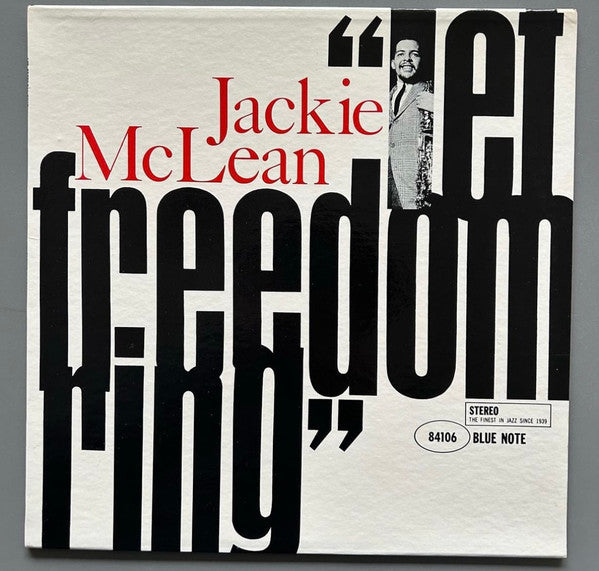 Jackie McLean ~ Let Freedom Ring (Vinyl) - Djungel & Jazz