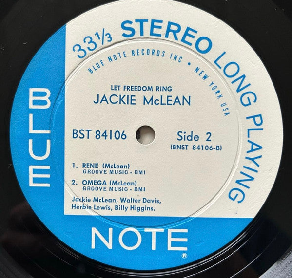 Jackie McLean ~ Let Freedom Ring (Vinyl) - Djungel & Jazz