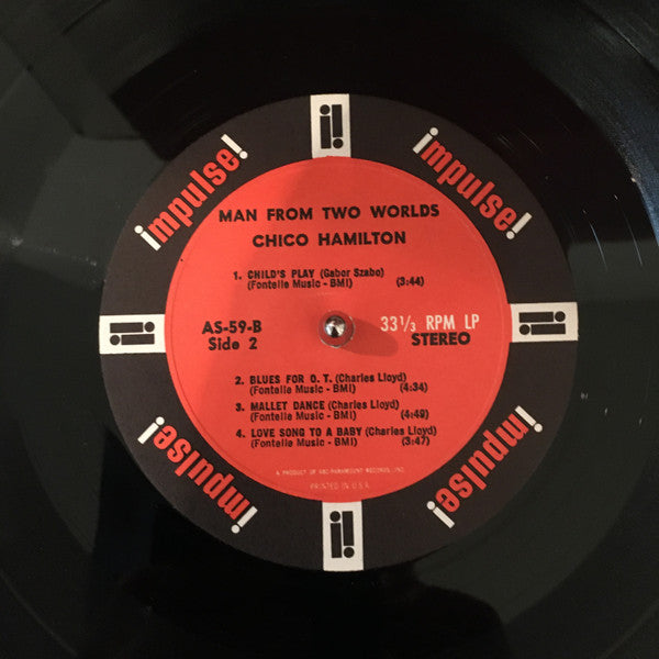 Chico Hamilton ~ Man From Two Worlds (Vinyl) - Djungel & Jazz