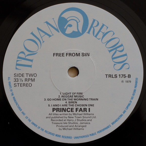 Prince Far I : Free From Sin (LP, Album)