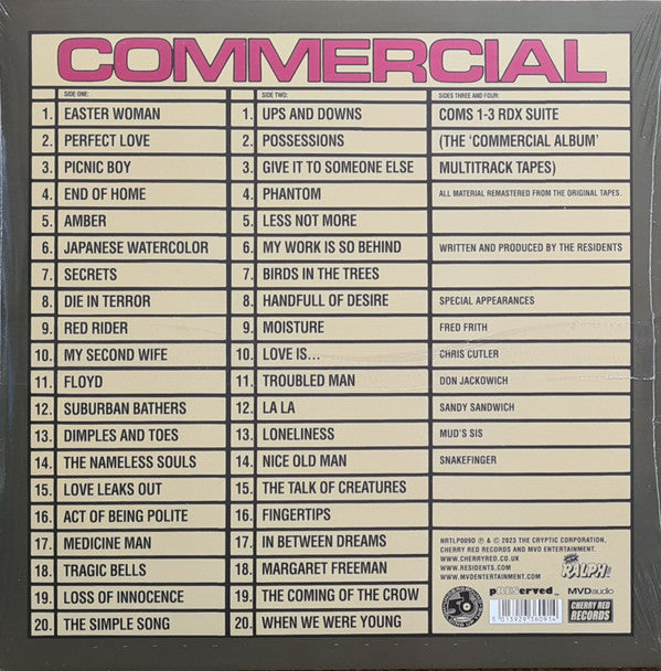 The Residents ~ Commercial Album (Vinyl) - Djungel & Jazz