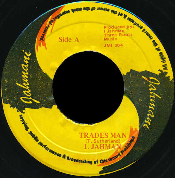 Ijahman Levi : Trades Man (7")