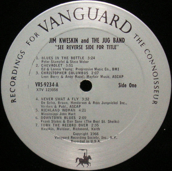 Jim Kweskin & The Jug Band ~ See Reverse Side For Title (Vinyl) - Djungel & Jazz