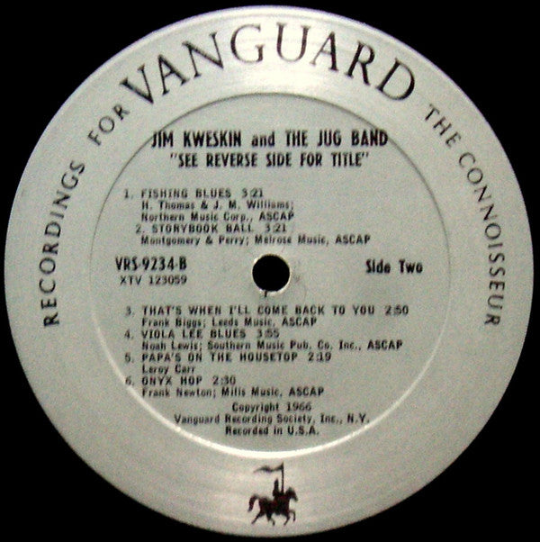 Jim Kweskin & The Jug Band ~ See Reverse Side For Title (Vinyl) - Djungel & Jazz