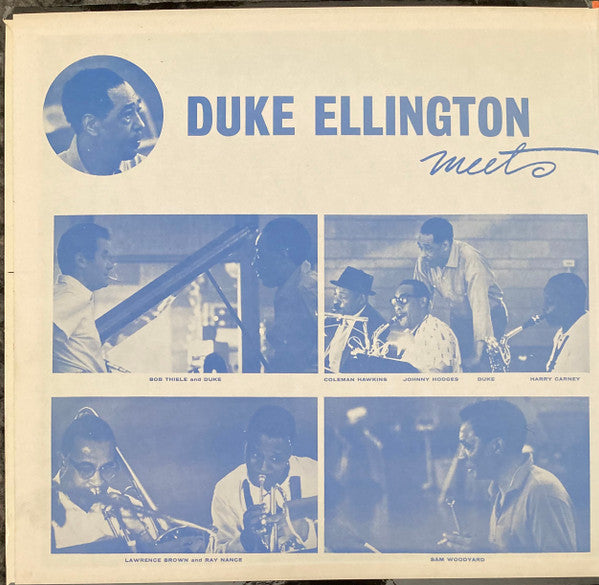 Duke Ellington Meets Coleman Hawkins : Duke Ellington Meets Coleman Hawkins (LP, Album, Gat)
