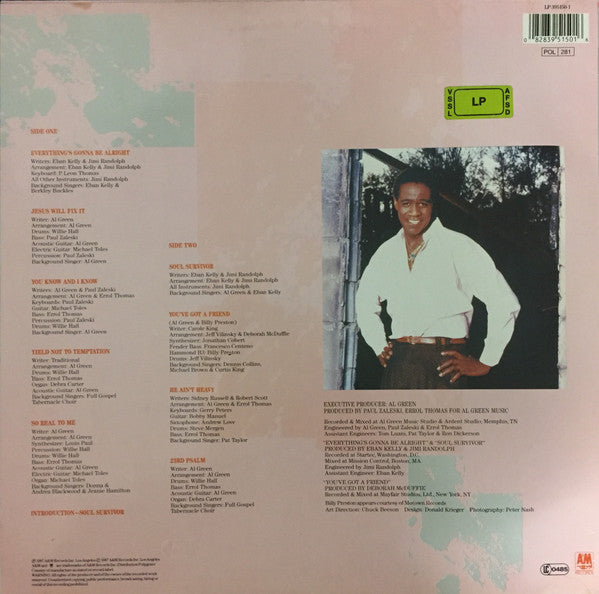 Al Green ~ Soul Survivor (Vinyl) - Djungel & Jazz