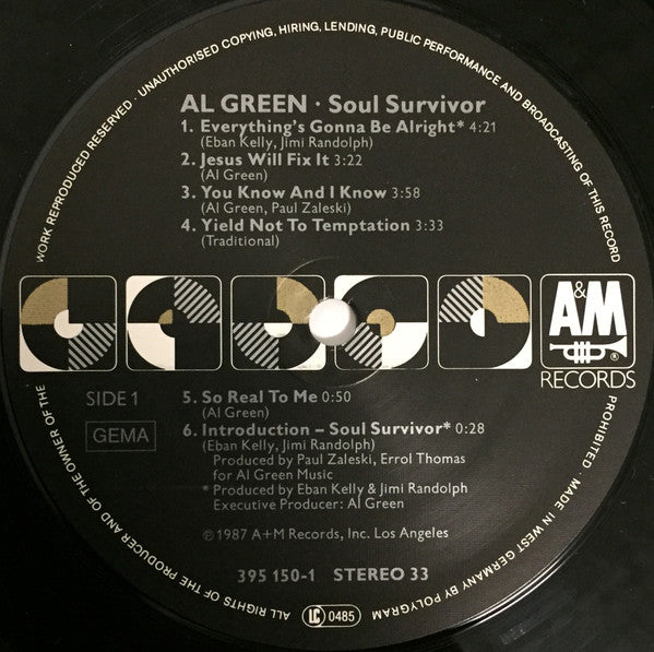 Al Green ~ Soul Survivor (Vinyl) - Djungel & Jazz