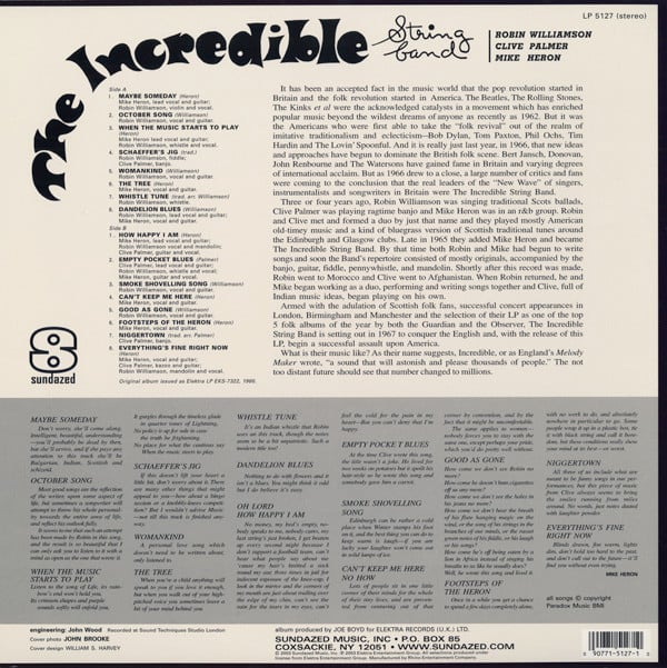 The Incredible String Band ~ The Incredible String Band (Vinyl) - Djungel & Jazz