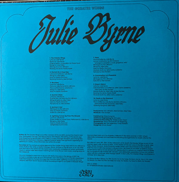 Julie Byrne : The Greater Wings (LP, Album)