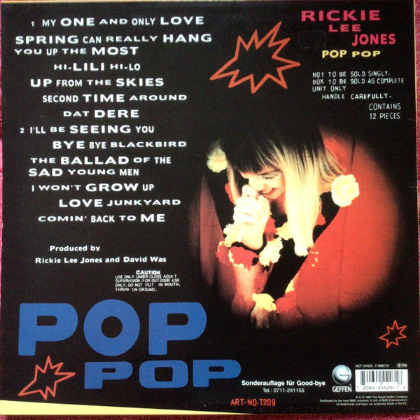 Rickie Lee Jones ~ Pop Pop (Vinyl) - Djungel & Jazz