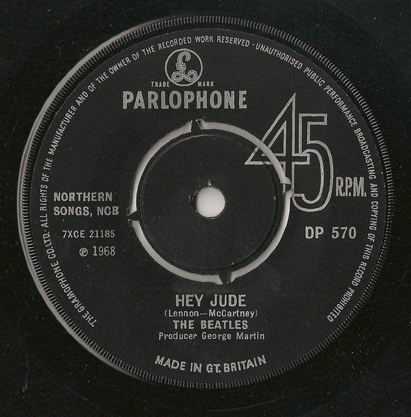 The Beatles ~ Hey Jude / Revolution (Vinyl) - Djungel & Jazz