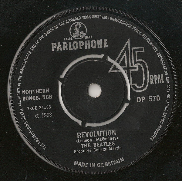 The Beatles ~ Hey Jude / Revolution (Vinyl) - Djungel & Jazz