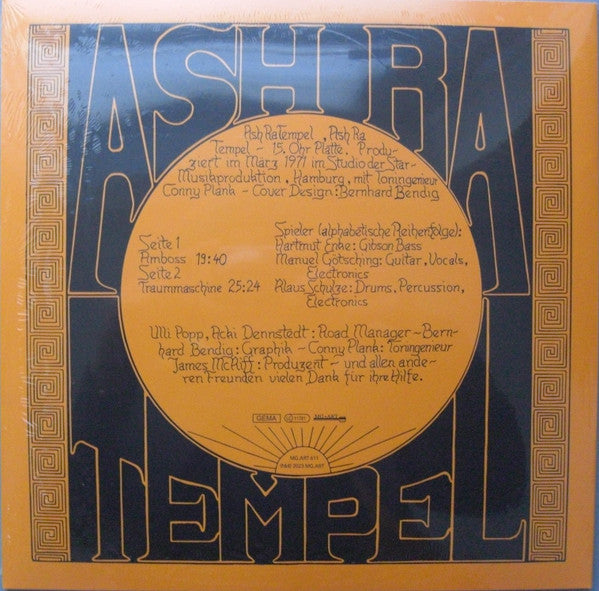 Ash Ra Tempel : Ash Ra Tempel (LP, Album, RE)
