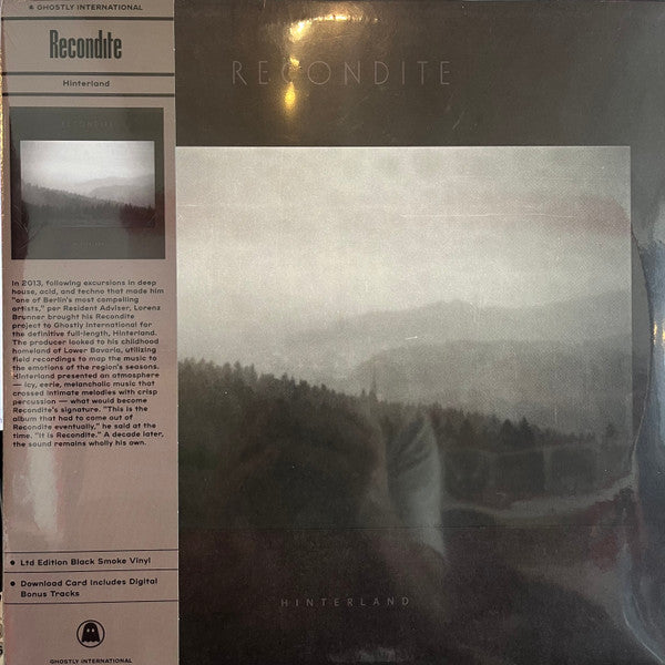Recondite ~ Hinterland (Vinyl) - Djungel & Jazz