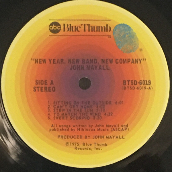 John Mayall ~ New Year, New Band, New Company (Vinyl) - Djungel & Jazz
