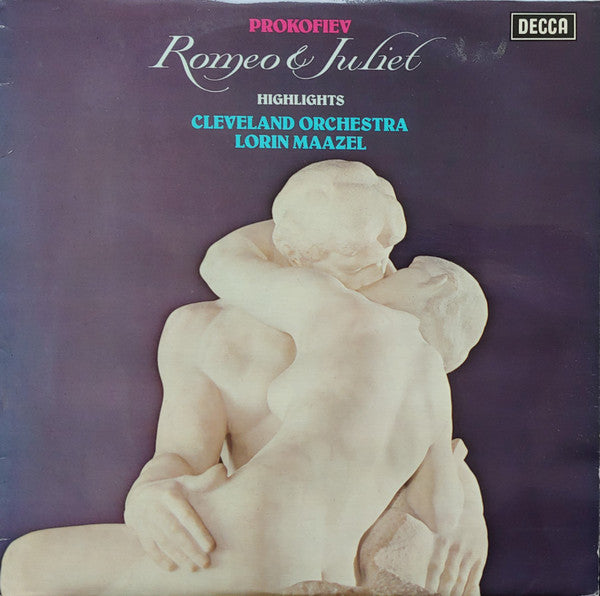 Prokofiev, Cleveland Orchestra, Lorin Maazel ~ Romeo & Juliet - Highlights (Vinyl) - Djungel & Jazz