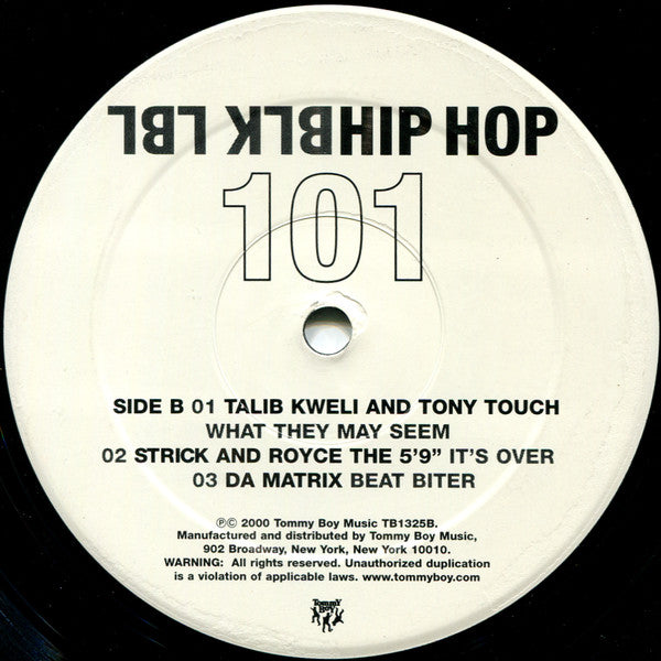 Various : Black Label: Hip Hop 101 (2xLP, Comp)