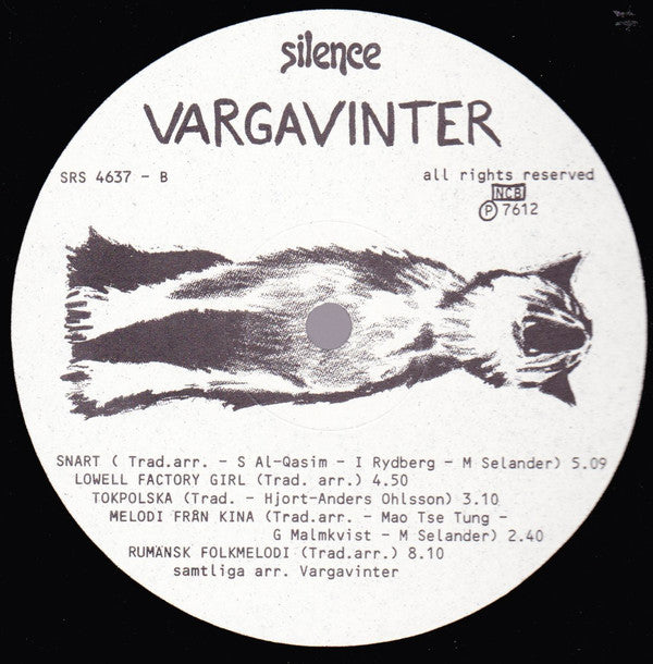 Vargavinter  ~ Vargavinter (Vinyl) - Djungel & Jazz