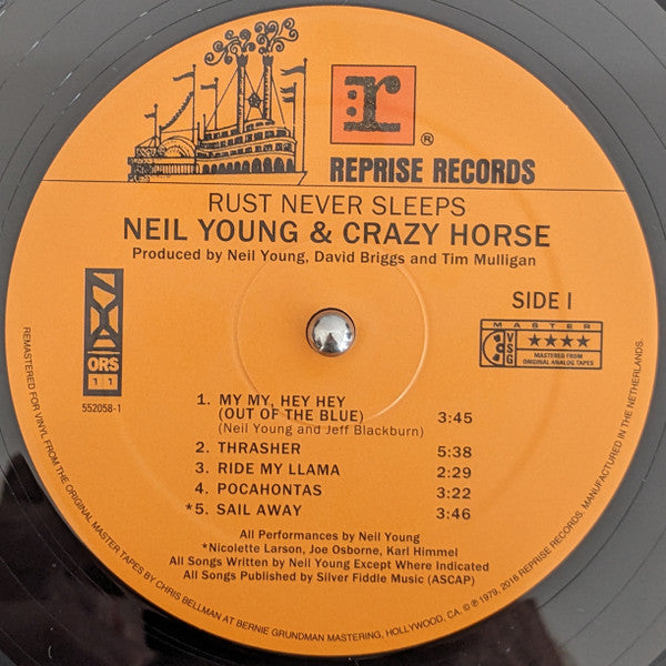 Neil Young & Crazy Horse ~ Rust Never Sleeps (Vinyl) - Djungel & Jazz