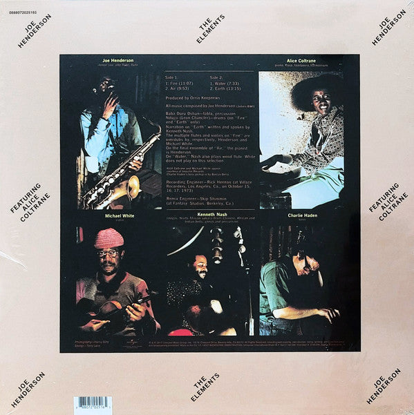 Joe Henderson Featuring Alice Coltrane ~ The Elements (Vinyl) - Djungel & Jazz