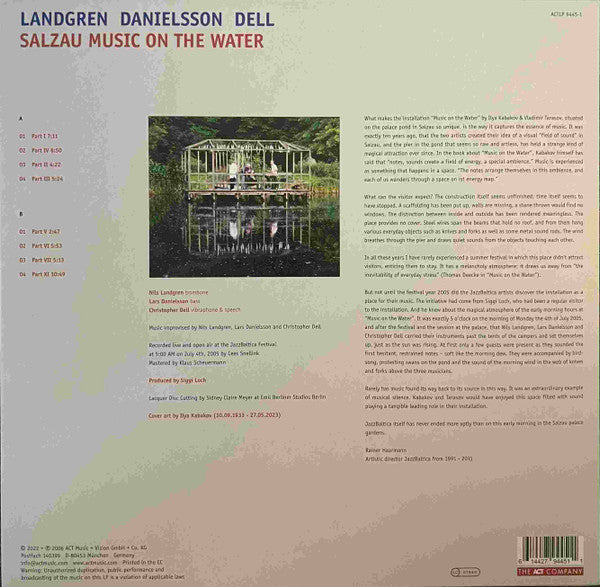 Nils Landgren ~ Salzau Music on the Water (Vinyl) - Djungel & Jazz