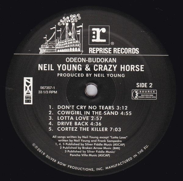 Neil Young With Crazy Horse ~ Odeon - Budokan (Vinyl) - Djungel & Jazz