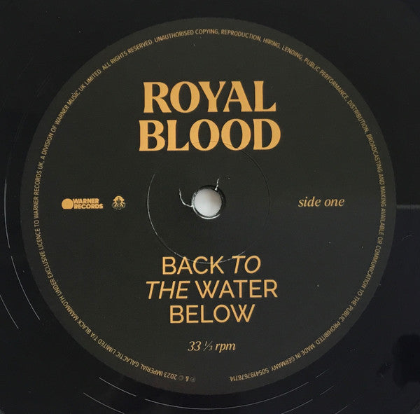 Royal Blood ~ Back To The Water Below (Vinyl) - Djungel & Jazz