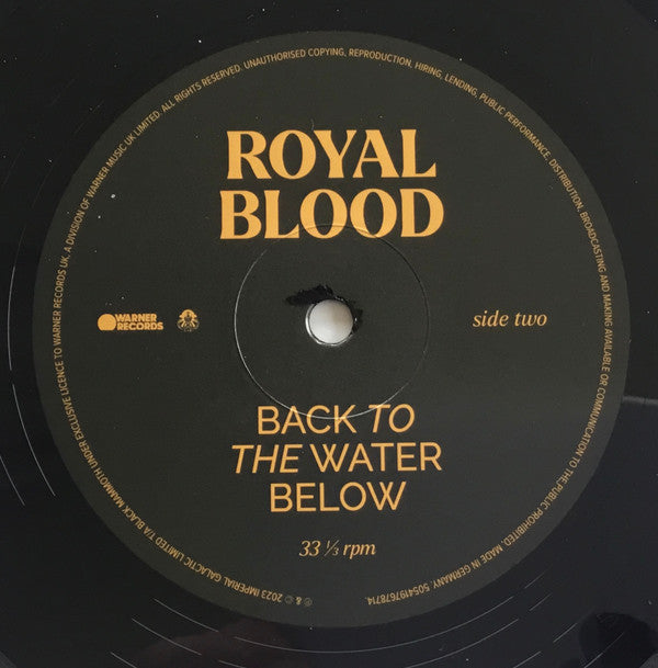 Royal Blood ~ Back To The Water Below (Vinyl) - Djungel & Jazz