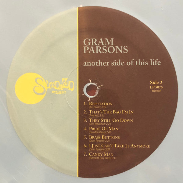 Gram Parsons ~ Another Side Of This Life (Vinyl) - Djungel & Jazz